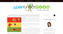 Desktop Screenshot of leanrunnerbean.com
